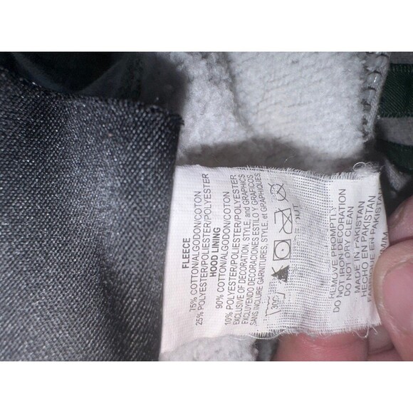 Green Bay Packers full zip gray hoodie medium - Picture 8 of 8